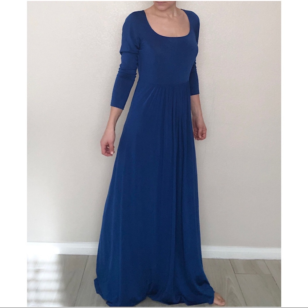 Blue Maternity Dress